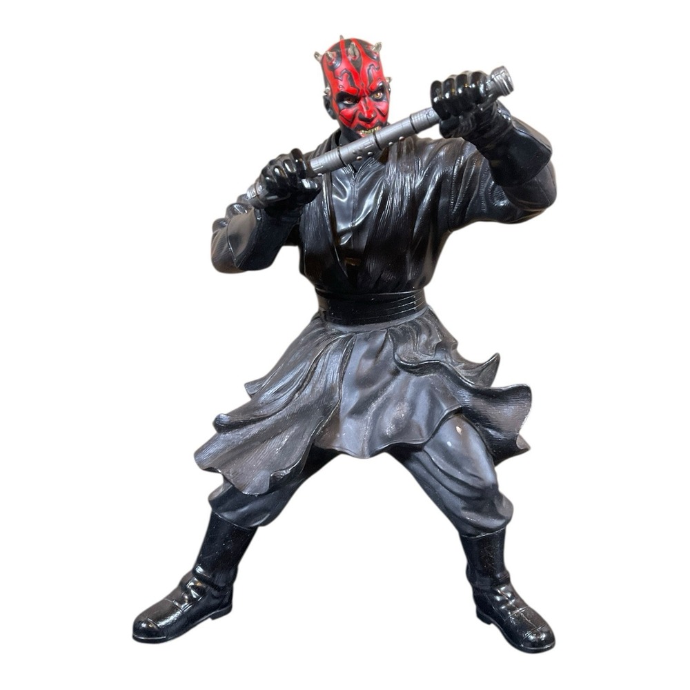 Star Wars EP1 Darth Maul 12" Applause Mega Collectible Figure VTG 90s 1999 Read‎